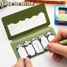 1 set di bigliettini adesivi con animali, come capibara, gatti, cani, panda - aspetto carino e accattivante, stile Ins, etichette asimmetriche a forma di cartoni animati, adatti per la stagione scolastica, forniture scolastiche