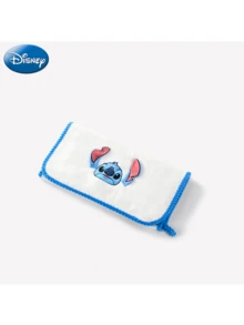 Disney 1PC Disney Officially Licensed Stitch Slippers Bath Towel Bathroom Coral Velvet Soft Skin Friendly Lint Free Towels Soft Absorbent For Spa Bath Gym Kitchen White And Blue Veersions