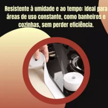 Waterproof Kitchen And Bathroom Adhesive Sealing Tape For Grout And Trim - 3條白絲帶 - 查看 7