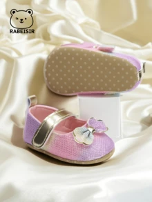 RABEISIR 婴幼儿平底鞋，时尚彩虹色面料鞋，适合聚会和度假的度假鞋，适合所有季节