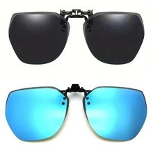 Unisex Retro Clip-On Eyeglasses - Frameless Design, TAC Lenses, Perfect For Parties, Driving, And Casual Wear - Great Gift For Birthday, Holiday, Summer, Valentine's Day, Christmas, Driving Glasses | Funky Design | Eyeglasses Women, Holiday Essentials - Multicolor - View 20