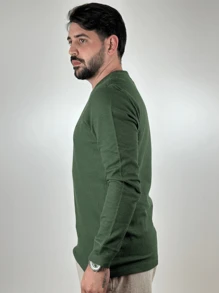 Aeropostale Men's Moss Green Tricot Sweater