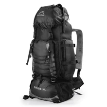 Hiking Backpack 90L Large Capacity Trekking Rucksack Waterproof Hiking Rucksack Travel Bag Lightweight Outdoor Camping Daypack For Men Women Climbing Touring - 預設 - 查看 2