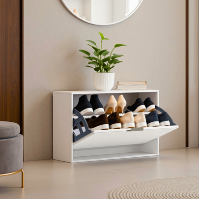 Sapateira Basculante Baú Pequena Para Hall De Entrada Casa Apto Armário Porta Calçados Para Quarto