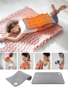 1pc Multi-Function Electric Heating Pad, Women's Uterus Warmer, 10 Heat Settings + 3 Timer Functions, Suitable For Home & Office Use, Essential Heating Tool For Winter, Great Gift For Christmas, Halloween, Valentine's Day - EU C Type Plug(220-240V) - View 9