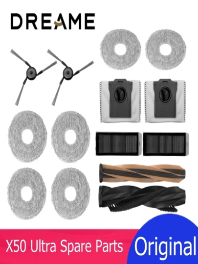  Original presentförpackning till dammsugare, reservdelar till robotdammsugare, kompatibel med Dreame X50 Ultra/X50 Master/Mova V50 Ultra/L50 Pro Ultra X40 Plus S40 Enhanced L40s(Pro) Ultra robotdammsugare