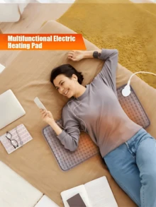 1pc Multi-Function Electric Heating Pad, Women's Uterus Warmer, 10 Heat Settings + 3 Timer Functions, Suitable For Home & Office Use, Essential Heating Tool For Winter, Great Gift For Christmas, Halloween, Valentine's Day - EU C Type Plug(220-240V) - View 10