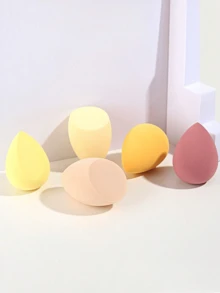 RANCAI 5件套化妆海绵套装，干湿两用 - 粉底晕染海绵，遮瑕腮红散粉适用，多色晕染海绵 - 彩色 - 查看 8