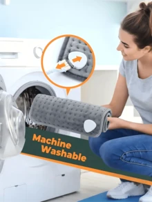 1pc Multi-Function Electric Heating Pad, Women's Uterus Warmer, 10 Heat Settings + 3 Timer Functions, Suitable For Home & Office Use, Essential Heating Tool For Winter, Great Gift For Christmas, Halloween, Valentine's Day - EU C Type Plug(220-240V) - View 8