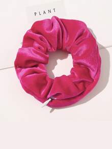 1pc Women's Solid Velvet Invisible Zipper Coin Purse Creative Fashion Hair Tie Suitable For Daily Use - Multicolor - View 7