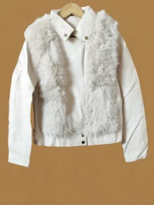 Women's Leather Jacket Simple Casual Zipper Pocket Button Evening Daily - Camel - View 3