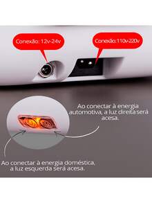 Lancheira Marmita Elétrica Doméstica E Veículo 12v / 110vtop - Azul Royal - Visão 5