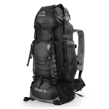 Hiking Backpack 90L Large Capacity Trekking Rucksack Waterproof Hiking Rucksack Travel Bag Lightweight Outdoor Camping Daypack For Men Women Climbing Touring - 預設 - 查看 1