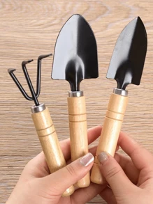1pc Customized Engraved Gardening Tool Set, Includes Green Plant Soil Shovel, Trowel, Spade