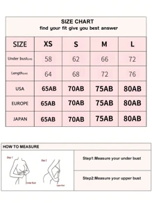 Women's Solid Color Super Push-Up Bra, Small Cup Size With Big Cup Effect, Lingerie