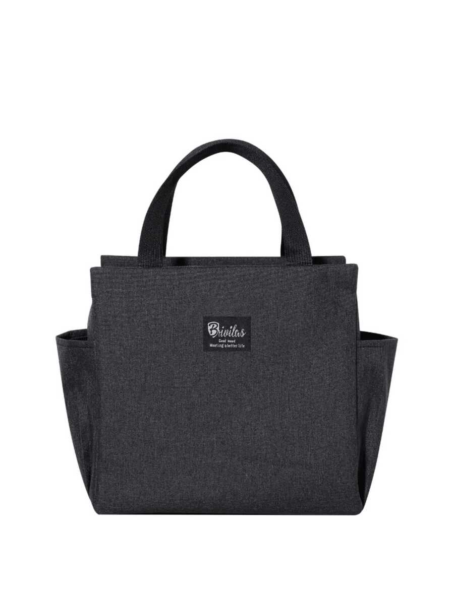 Large Women's Thermal Bag For Lunch And Going Out - Black - View 1