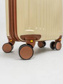 Elegance Carry-On Suitcase - 米色 - 查看 3