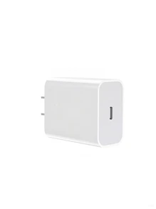 Apple Adaptador de corriente compacto Apple de 20W USB-C: carga rápida y conveniente, cargador de pared tipo C, voltaje nominal 100-240V, versión original estadounidense genuina