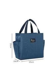 Bolsa Térmica Feminina Grande para Marmita e Passeio - Cor Aleatória - Visão 3