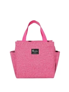 Bolsa Térmica Feminina Grande para Marmita e Passeio - Cinza - Visão 8