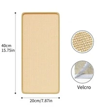 1PC Sisal Cat Scratch Board Sturdy Cat Scratch Pillar Heavy Duty Anti-Scratch Mat Cat Gift For Living Room Bedroom Sofa Wall Cat Owner Cat Exercise And Rest Promote Scratching Habits Valentine's Day Thanksgiving Party Birthday Gifts