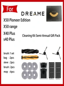 Original Gift Box Vacuum Robot Accessories, Vacuum Cleaner Robot Spare Parts, Compatible With Dreame X50 Ultra/X50 Master/Mova V50 Ultra/L50 Pro Ultra X40 Plus S40 Enhanced L40s(Pro) Ultra Robot Vacuum Cleaners - White - View 2