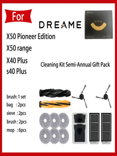 Dreame Original Box Stofzuiger Robot Accessories, Cleaner Spare Parts, Compatible Dreame X50 Ultra/X50 Master/Mova V50 Ultra/L50 Pro Ultra X40 Plus S40 Enhanced L40s(Pro) Cleaners view 2