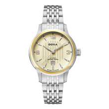 DOXA 女士瑞士自动不锈钢三针腕表行政系列休闲商务手表不锈钢表壳/水晶镜 D148TCM