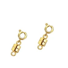 磁性项链扣、双磁性项链扣、镀金/镀银首饰转换器、项链延长链、手链延长链、首饰制作配件 - 單頭磁扣 - 查看 6