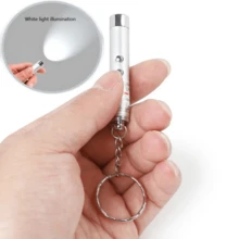 1pc/2pcs/3pcs Laser Pointer Cat Toys Pen, Portable, Pet Training And Cat Interactive Toys, Mini Aluminum Alloy Laser Cat Teaser, White LED + Infrared Dual Function Flashlight, Pet Cat Laser Pointer