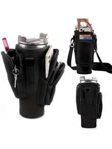 1 Piece Multi-Purpose Water Bottle Storage Bag, Detachable Sports Water Bottle Stand And Storage Bag Accessories, Easy-To-Carry Handheld Multi-Functional Outdoor Activity Water Bottle Accessories - Nhiều màu - Xem 11