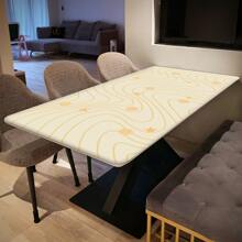 1 buc. Covoraș de masă multifuncțional din PVC, seria Dynamic Geometry. Este impermeabil și rezistent la umezeală, cu o rezistență puternică la petele de ulei, ceea ce face dificilă lăsarea unei urme chiar și de o singură picătură de pată. Vine într-o dimensiune mare și extinsă, potrivită pentru birouri, birouri de studiu și mese de joc și poate fi amplasată cu ușurință și în dulapurile laterale.