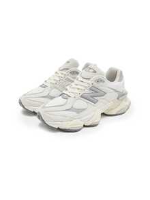 New Balance 撞色厚底时尚复古休闲系带运动鞋 - 灰色 - 查看 2