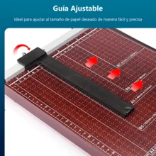 Guillotina Metal Carta A4 Cortador Afilado Papel Foto Tarjeta Vmingo - Marrón - Ver 4