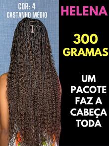 Anjo Plus 80cm Fashion Classic Curly Hair Bio Vegetal - Dark Brown - View 3