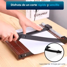 Guillotina Metal Carta A4 Cortador Afilado Papel Foto Tarjeta Vmingo - Marrón - Ver 5