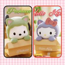 三丽鸥卡通人物毛绒盲袋 - 随机1个 | 可爱猫咪玩偶 | 可爱有趣的设计 | 送给女孩的完美礼物 | 节日/生日礼物