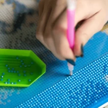 1pc Exquisite 5D Diamond Painting Kit, Frameless - Religious Painting Decor, Full Round Diamond DIY Kit, Leisure, Stress Relief, Handmade Dotting Effect, Perfect Christmas Gift