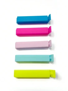 封口夹7.5cm零食保鲜夹茶叶奶粉厨房食品袋密封夹塑料食品夹婚礼派对礼品袋