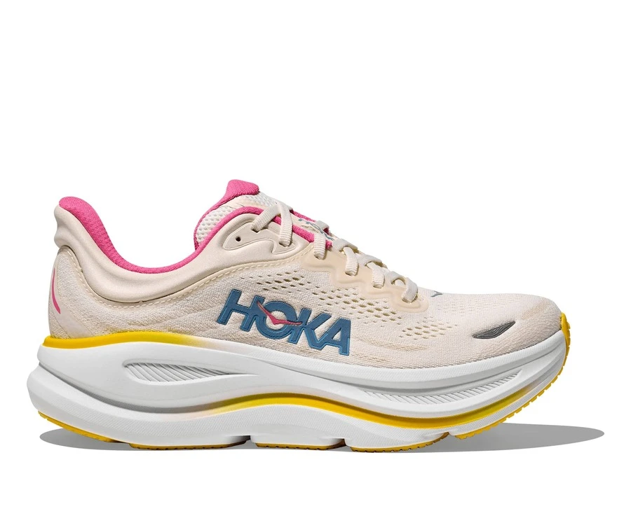 Hoka Running Shoes Cushioning Shock Absorption Breathable Lightweight Comfort Gym Training Road Running Outdoor Athletic 1162012-ALBST - Alabaster - View 1