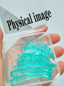 5 Pairs Eyelash Mascara Shields, Cute Bear Self-Adhesive Eyelash Mascara Wands, Easy Care Reusable, Suitable For All Lash Lengths, Mascara, Salon And DIY Makeup Tools - Baby Blue - View 5