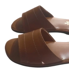 Chinelo da Vovó Ortopédico antiderrapante  Simples    Neutro    Casa - Marrom - Visão 2