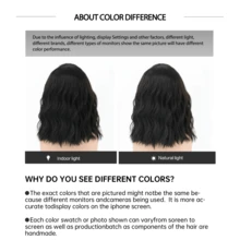 长卷波浪形黑色假发合成耐热角色扮演服装万圣节派对黑色男士假发 - 黑色 - 查看 7