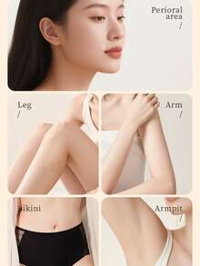 三合一多功能电动修容套装 - 女士美容剃须刀、腋下修剪器、电动鼻毛修剪器，可更换刀头，干湿两用，适用于比基尼部位、眉毛、鼻子、面部、腿部、腋下，便携式无线设计，带电量指示灯，女士理想礼物 - 彩色 - 查看 3