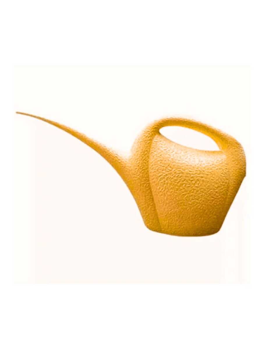 Plastic Watering Can With Long Thin Spout, 2 Liters For Garden - 黃色 - 查看 1