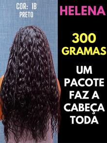 Anjo Plus 80cm Fashion Classic Curly Hair Bio Vegetal - 自然黑 - 查看 3
