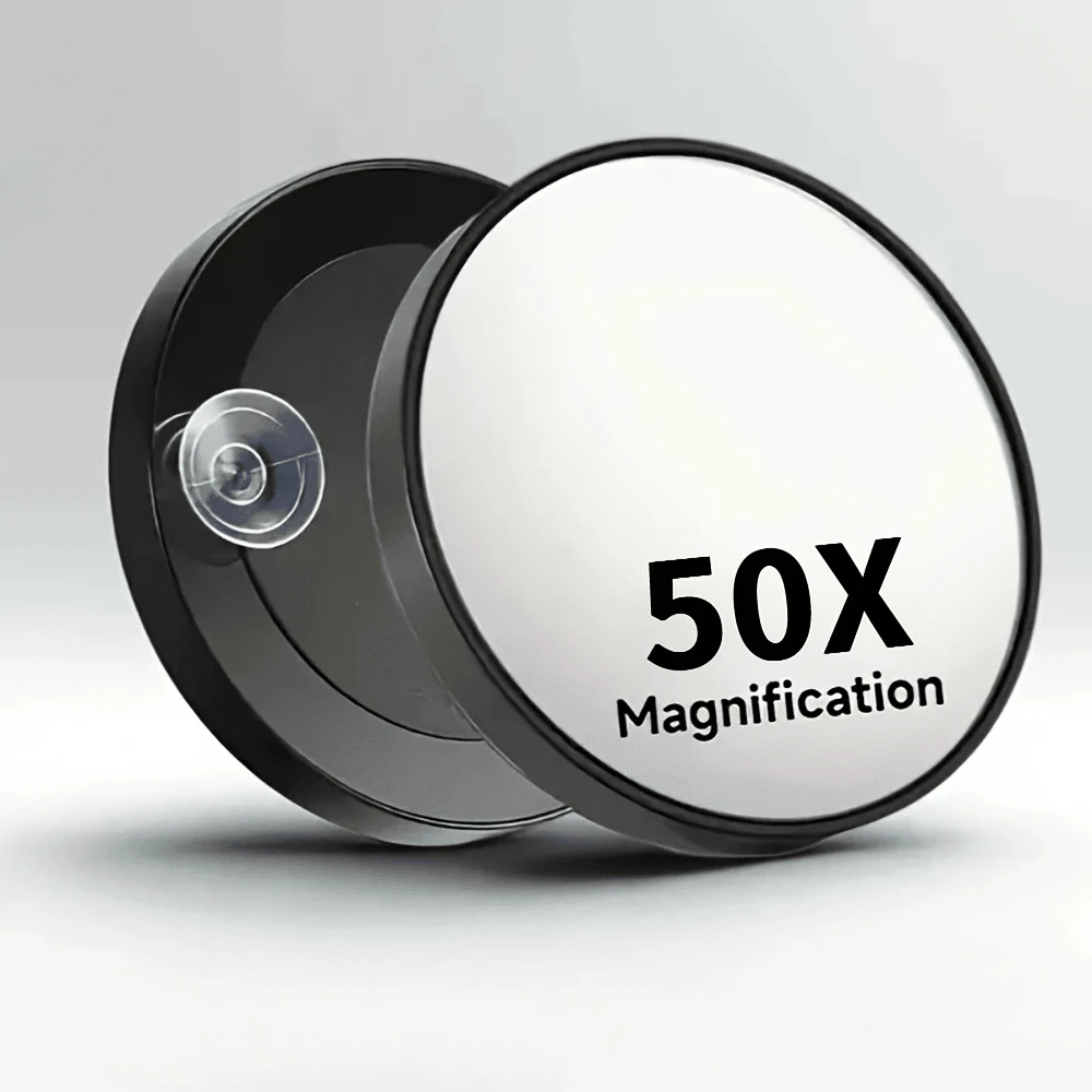 50X Magnifying Makeup Mirror, For Precise Makeup Application And Hair Removal, Suitable For Close-Up Grooming
