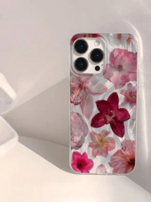 Funda para phone (1 unidad) con diseño moderno y único de corazones, granadas, estrellas y flores. Resistente al agua, a las huellas dactilares y a los arañazos. Transparente, suave y brillante. - Multicolor 15 - Ver 1