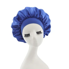 1 pieza Gorro de satén y seda lujoso para dormir - Ajuste cómodo y ajustable con cinta de amarre - Protección del cabello nocturno unisex para hombres y mujeres, decoración del hogar y del baño, decoración de otoño, de vuelta a la escuela
