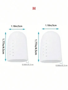 12pcs Gel Breathable Toe Cover-Silicone Toe Cover For Big Toe Protection (L M S) Three Different Sizes Of Foot Guards, A Health Gift For Parents And Friends. Breathable Big Toe Protector, Silicone Toe Sleeve And Soft Toe Protector For Men And Women, - Multicolor - View 12